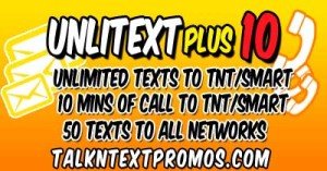 TP10 TNT Talk 'N Text Promo